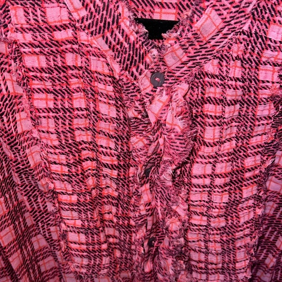 Free People Plaid Miles Tuxedo Shirt - Picture 6 of 10